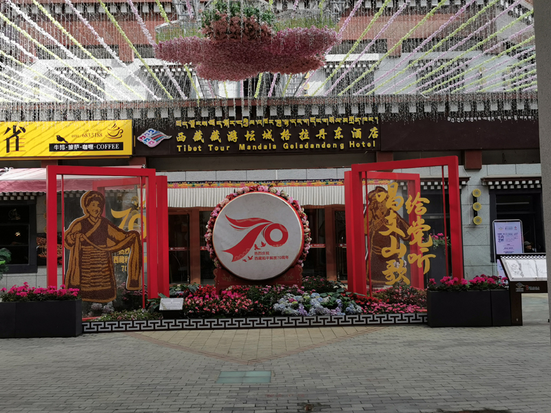 西藏花卉藝術節——主場節日設計搭建